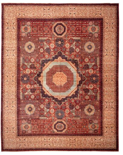 Fine Chob Rang Mamluk  455cm x 361cm / 14'11'' x 11'10''