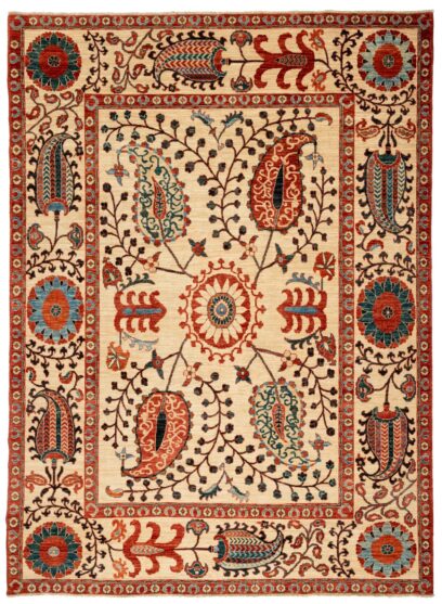 Chob Rang Suzani Rug 292cm x 247cm / 9'7'' x 8'1''
