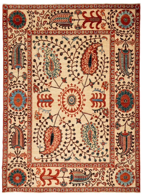 Chob Rang Suzani Rug 292cm x 247cm / 9'7'' x 8'1''