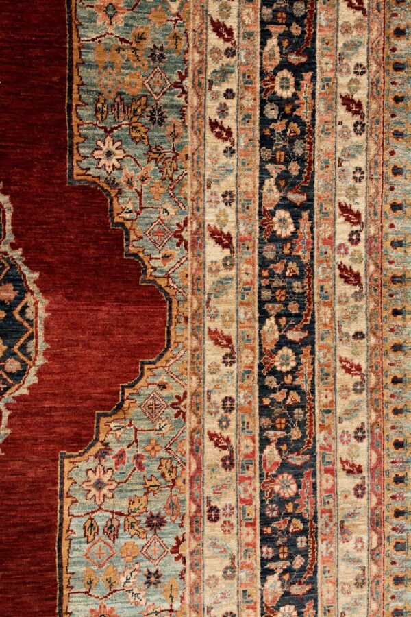 Fine Chob Rang Motasham  340cm x 241cm / 11'2'' x 7'11'' - Image 6