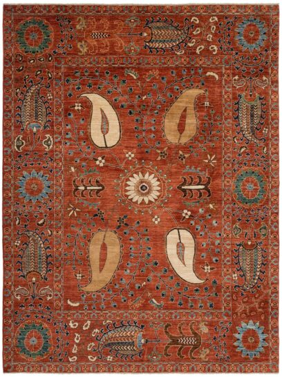 Chob Rang Suzani  305cm x 253cm / 10' x 8'4''