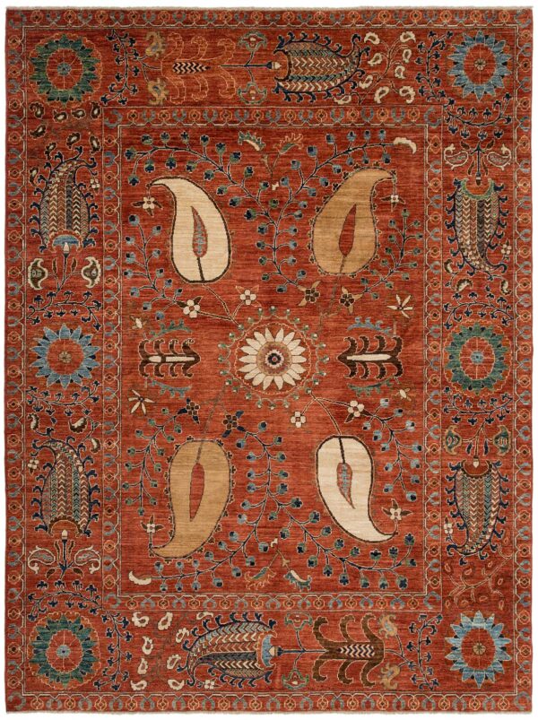 Chob Rang Suzani  305cm x 253cm / 10' x 8'4''