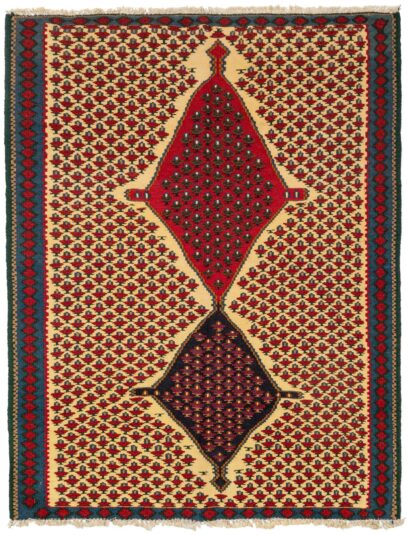 Seneh Kilim  150cm x 117cm / 4'11 x 3'10''