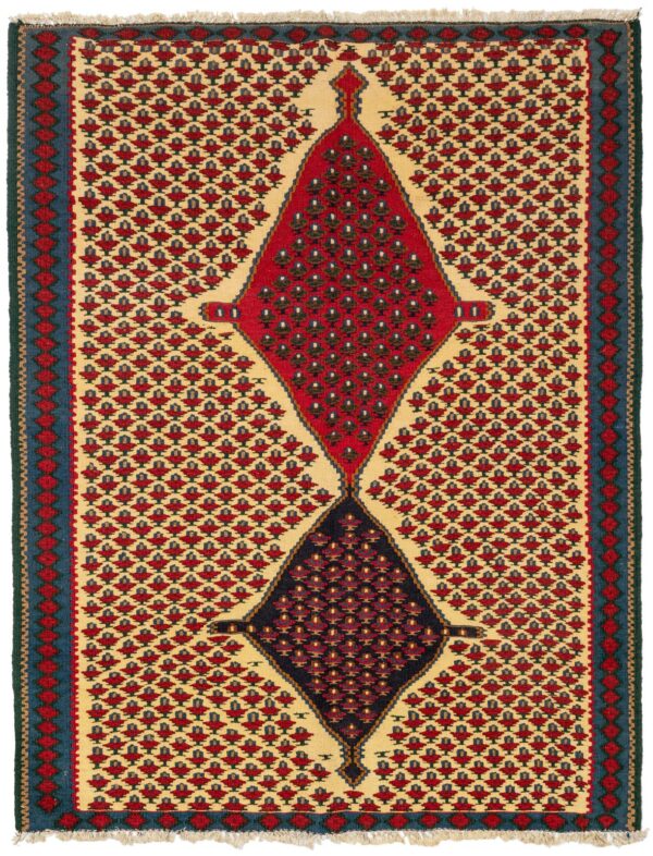 Seneh Kilim  150cm x 117cm / 4'11 x 3'10''