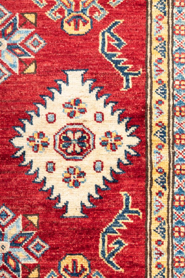 Fine Kazak  198cm x 118cm / 6'6'' x 3'11'' - Image 4