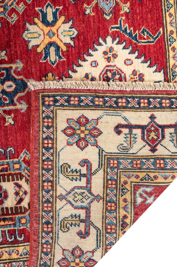 Fine Kazak  198cm x 118cm / 6'6'' x 3'11'' - Image 6