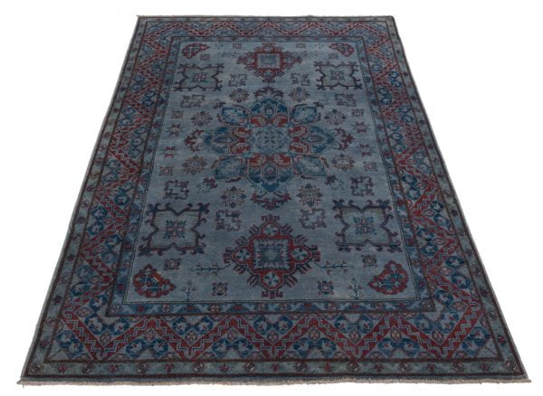 Village Kazak Rug 206cm x 146cm / 6'9'' x 4'9'' - Image 7