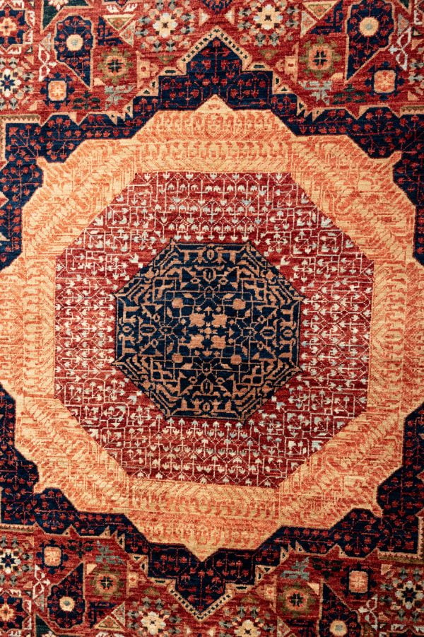 Fine Chob Rang Mamluk  410cm x 300cm / 13'6'' x 9'10'' - Image 4