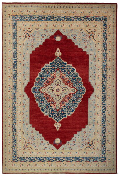 Chob Rang Motasham 364cm x 268cm / 11'11'' x 8'9''