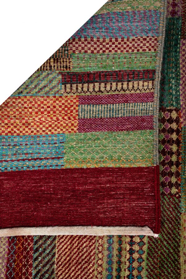 Gabbeh Retro Rug 347cm x 249cm / 11'5'' x 8'2'' - Image 5