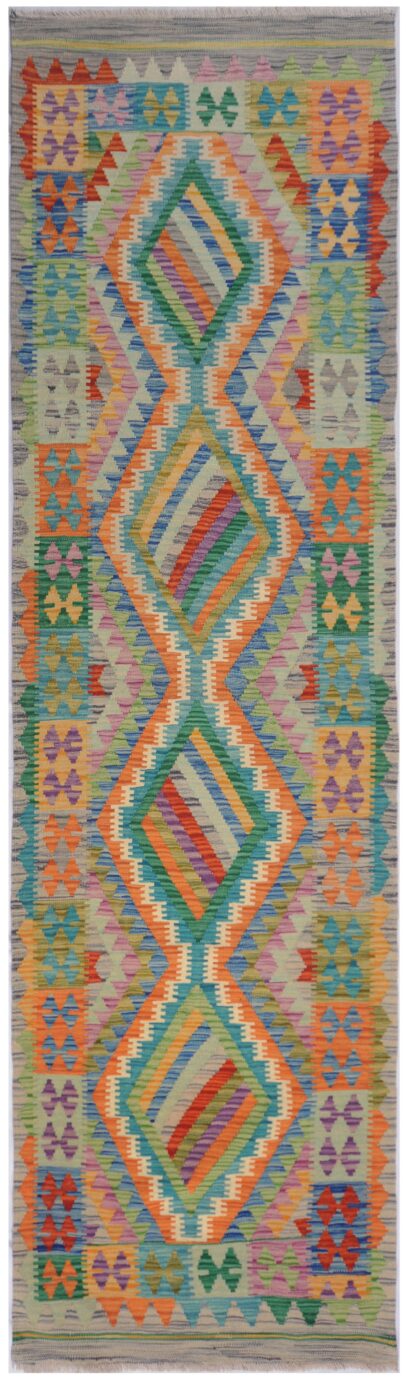 Maimana Chobi Kilim  301cm x 83cm / 9'11'' x 2'9''