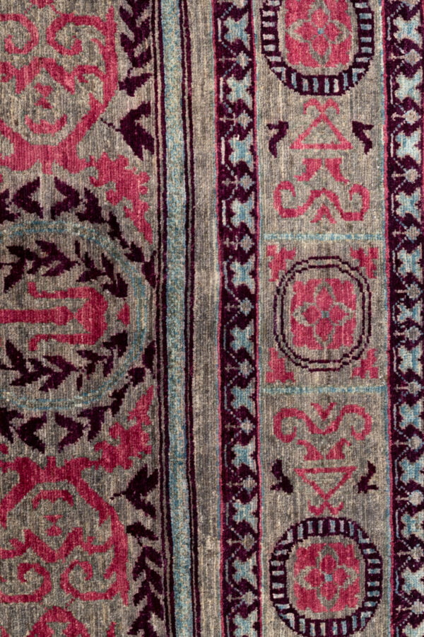 Chob Rang Khotan  235cm x 161cm / 7'9'' x 5'3'' - Image 6