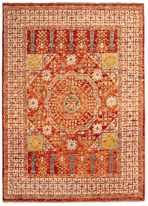 Abshar Mamluk Rug 195cm x 144cm 6'5'' x 4'9''