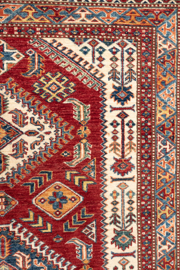 Fine Kazak 182cm x 124cm / 6' x 4'1'' - Image 7
