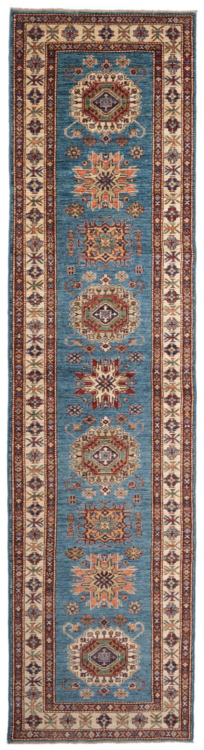Fine Kazak 338cm x 86cm / 9'7'' x 2'10''