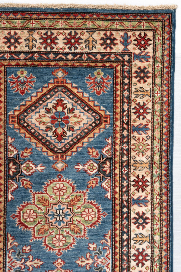 Fine Kazak 276cm x 77cm / 9' x 2'6'' - Image 4