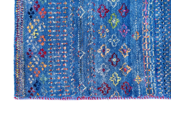 Retro Gabbeh Rug 222cm x 154cm / 7'3'' x 5'1'' - Image 4