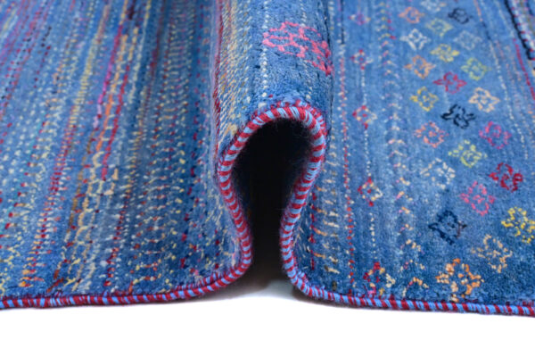 Retro Gabbeh Rug 222cm x 154cm / 7'3'' x 5'1'' - Image 6