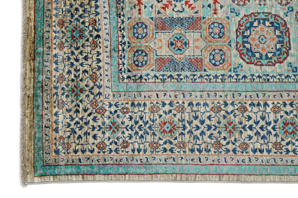 Fine Chob Rang Mamluk Rug 227cm x 172cm / 7'5'' x 5'8'' - Image 4