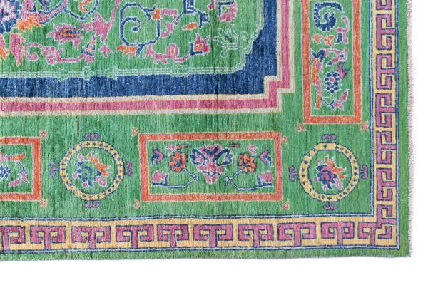 Chob Rang Khotan 287cm x 240cm / 9'5'' x 7'11'' - Image 4