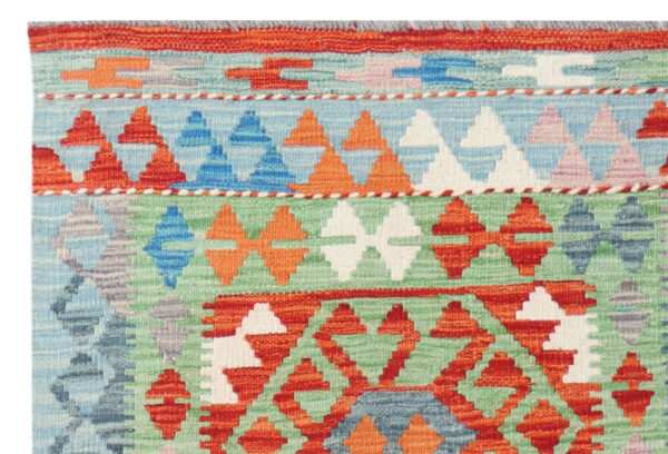 Maimana Chobi Kilim 304cm x 80cm / 10' x 2'8'' - Image 3