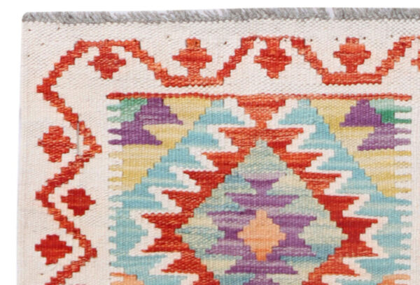 Maimana Chobi Kilim 146cm x 52cm / 4'9'' x 1'9'' - Image 3