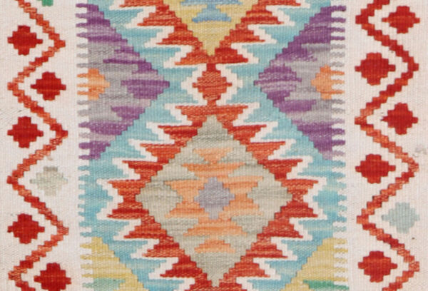 Maimana Chobi Kilim 146cm x 52cm / 4'9'' x 1'9'' - Image 2