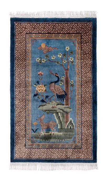 Chinese Pao Toa Silk Rug152cm x 92cm / 5' x 3'