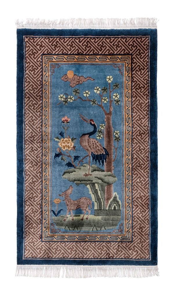 Chinese Pao Toa Silk Rug152cm x 92cm / 5' x 3'