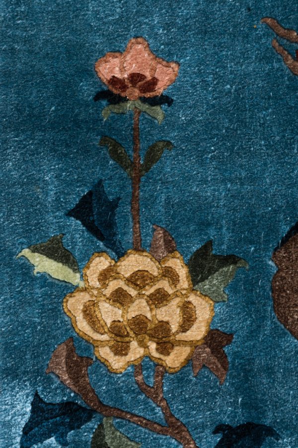 Chinese Pao Toa Silk Rug152cm x 92cm / 5' x 3' - Image 3