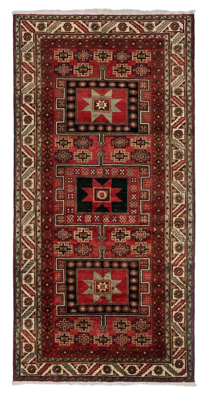 Old Anatolian Ezineh Rug 305cm x 100cm / 10' x 3'3''