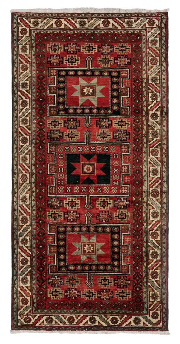 Old Anatolian Ezineh Rug 305cm x 100cm / 10' x 3'3''