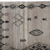 Handmade Wool Berber Area Rug 179cm x 120cm / 5'11'' x 3'11'' - Image 4