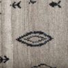 Handmade Wool Berber Area Rug 179cm x 120cm / 5'11'' x 3'11'' - Image 6