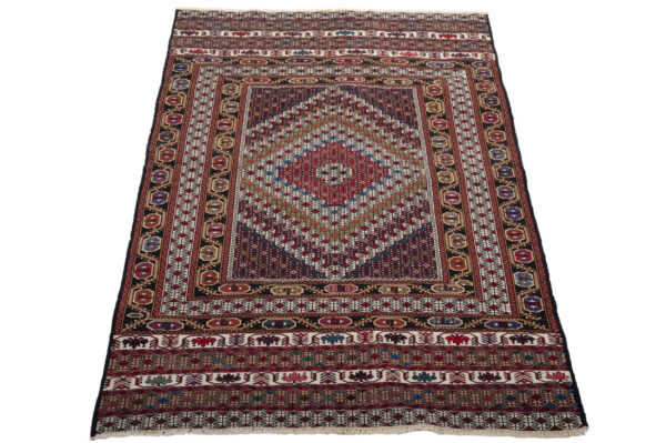 Malaki Kilim Rug 185cm x 125cm / 6'1'' x 4'1'' - Image 3