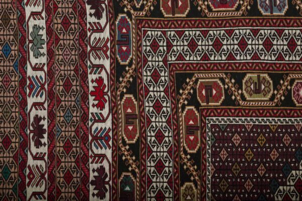 Malaki Kilim Rug 185cm x 125cm / 6'1'' x 4'1'' - Image 5