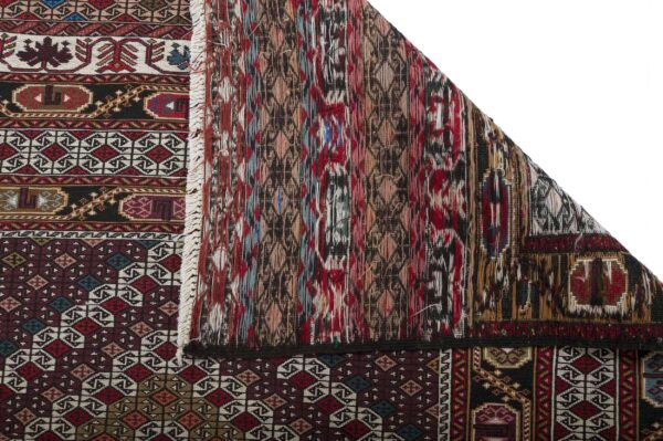 Malaki Kilim Rug 185cm x 125cm / 6'1'' x 4'1'' - Image 9