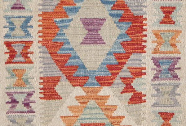 Maimana Chobi Kilim Rug 154cm x 56cm / 5'1'' x 1'10'' - Image 3