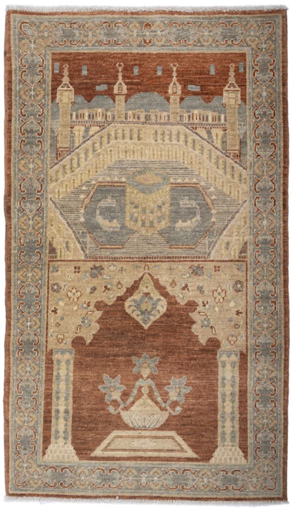 Fine Chob Rang Prayer Rug 147cm x 88cm / 4'10'' x 2'11''