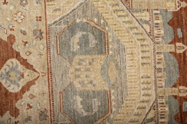 Fine Chob Rang Prayer Rug 147cm x 88cm / 4'10'' x 2'11'' - Image 7