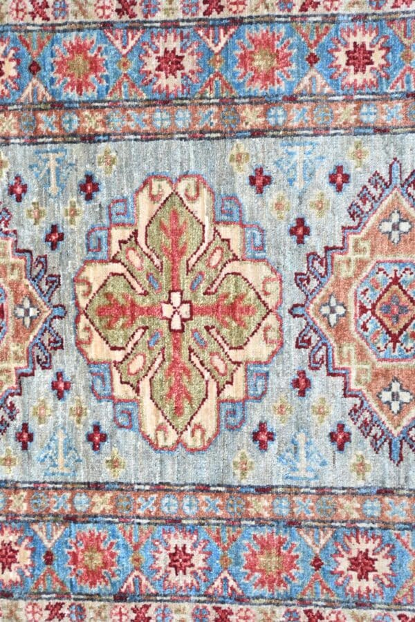 Fine Kazak Runner 201cm x 75cm / 6'7'' x 2'6'' - Image 4