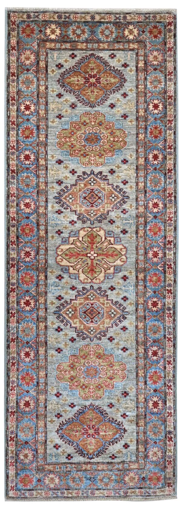 Fine Kazak Runner 201cm x 75cm / 6'7'' x 2'6''