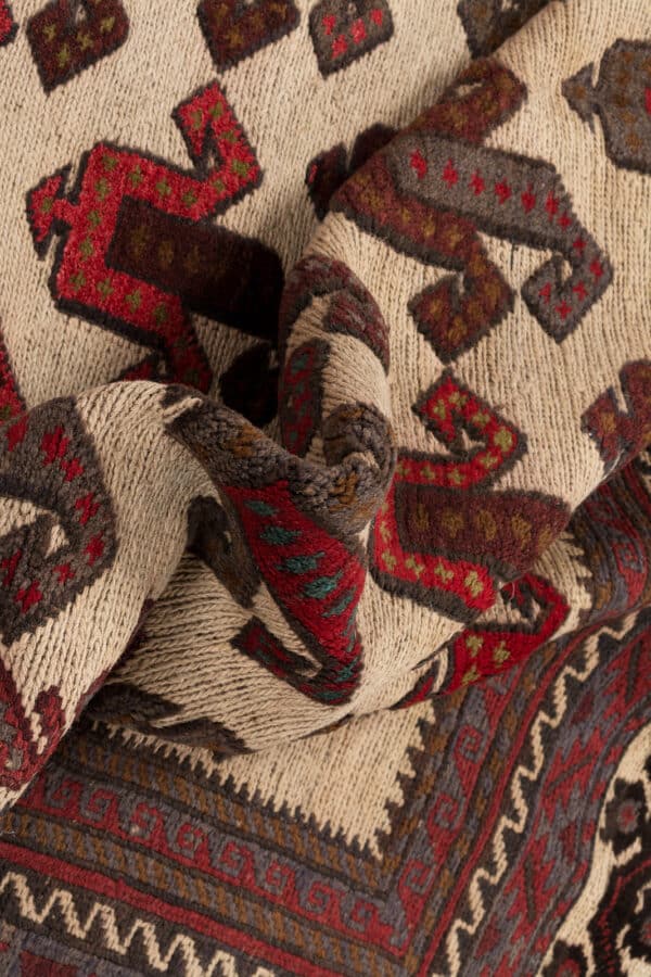 Handmade Afghan Barjasta Area Rug 287cm x 191cm / 9'5'' x 6'3'' - Image 2