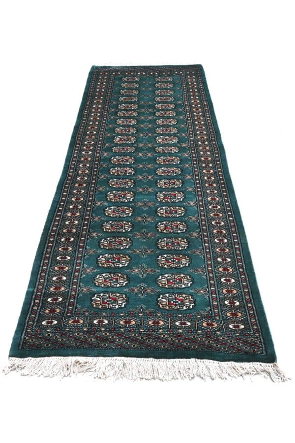 Bokhara Runner 238cm x 80cm / 7ft 10in x 2ft 8in - Image 3