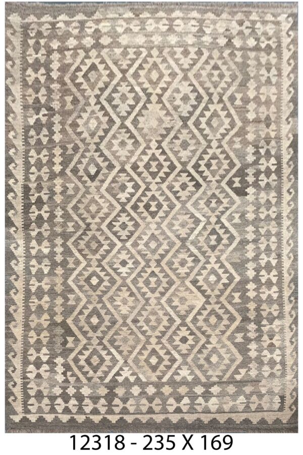 Natural Maimana Kilim 235cm x 169cm / 7ft 9in x 5ft 6in