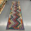 Maimana Chobi Kilim 292cm x 72cm / 9ft 7in x 2ft 4in - Image 2