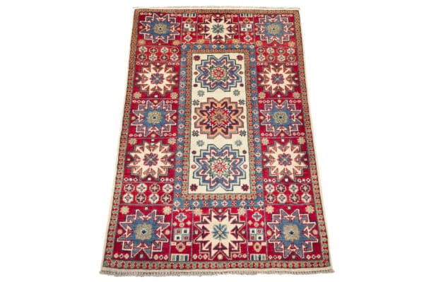Village Kazak  124cm x 78cm  / 4ft 1in x 2ft 7in - Image 3