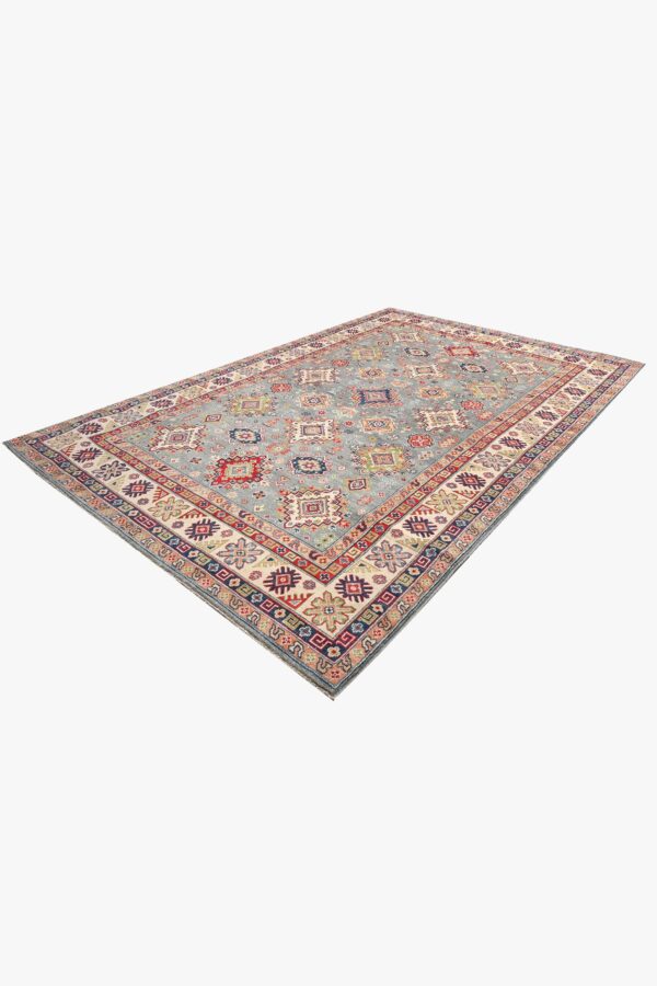 Village Kazak 294cm x 195cm / 9ft 8in x 6ft 5in - Image 7