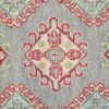 Village Kazak Runner 184cm x 61cm / 6ft x 2ft / Grey - Image 2