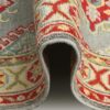 Village Kazak Runner 184cm x 61cm / 6ft x 2ft / Grey - Image 4